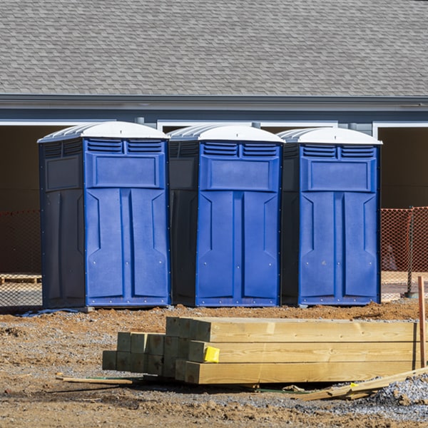 is there a specific order in which to place multiple porta potties in East Patchogue NY